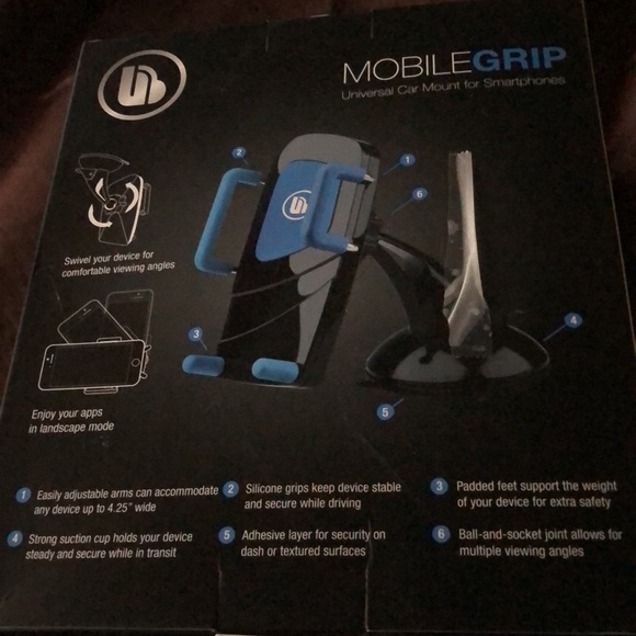 Mobile grip car mount for smartphones - Picture 2 of 4